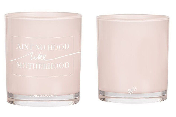 damselfly motherhood candle