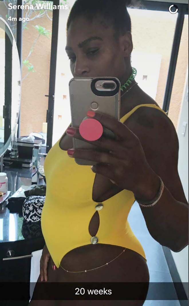 Serena Williams baby bump