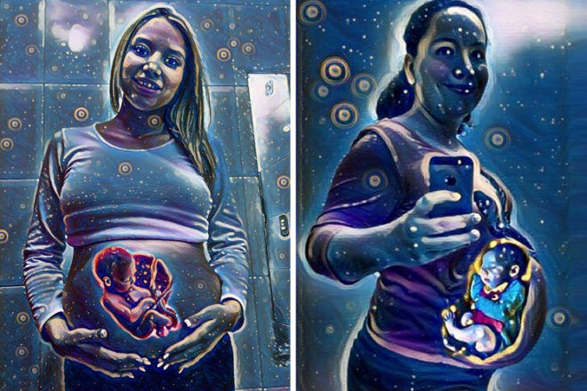 Baby to Belly PicsArt app