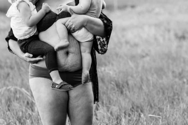Mother's Beauty photo project post baby body