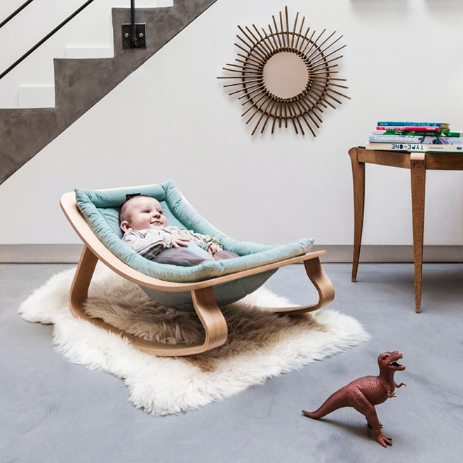 Baby's first chair Charlie Crane Levo Rocker Mum's Grapevine