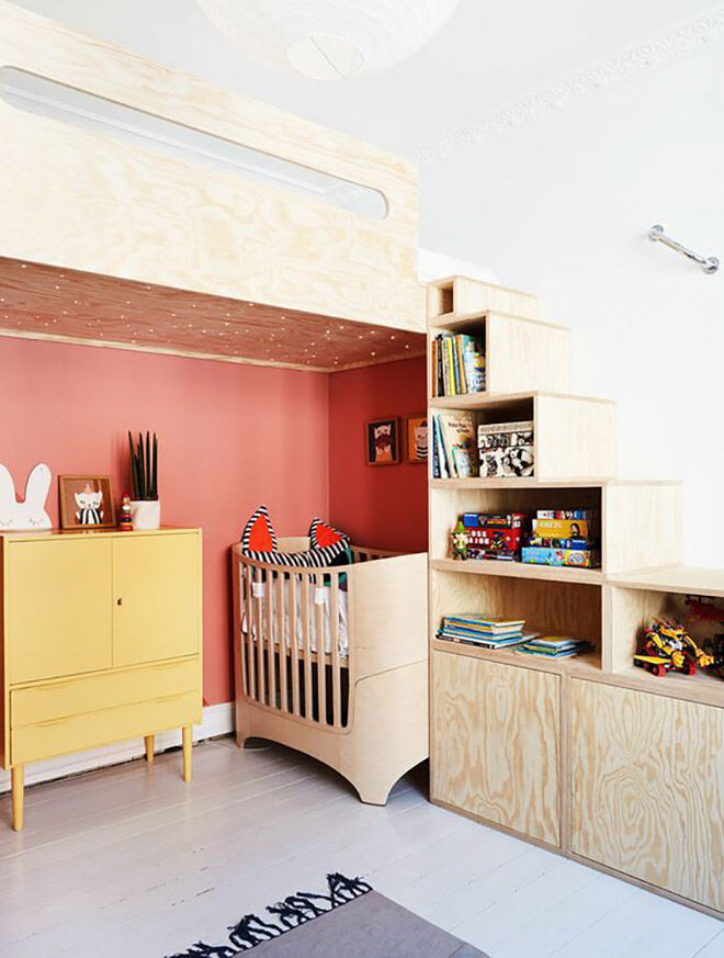 plywood furniture nursery ideas