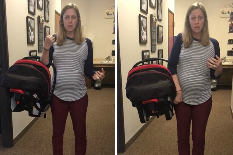 Baby carrier outlet capsule