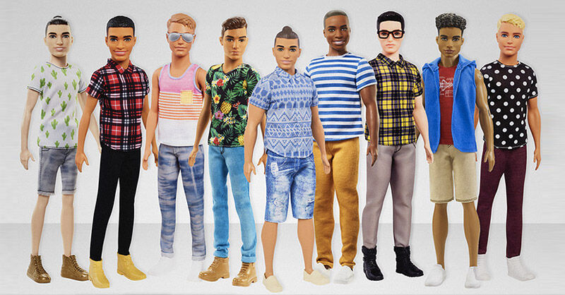 New hipster Ken barbie dolls from Mattel