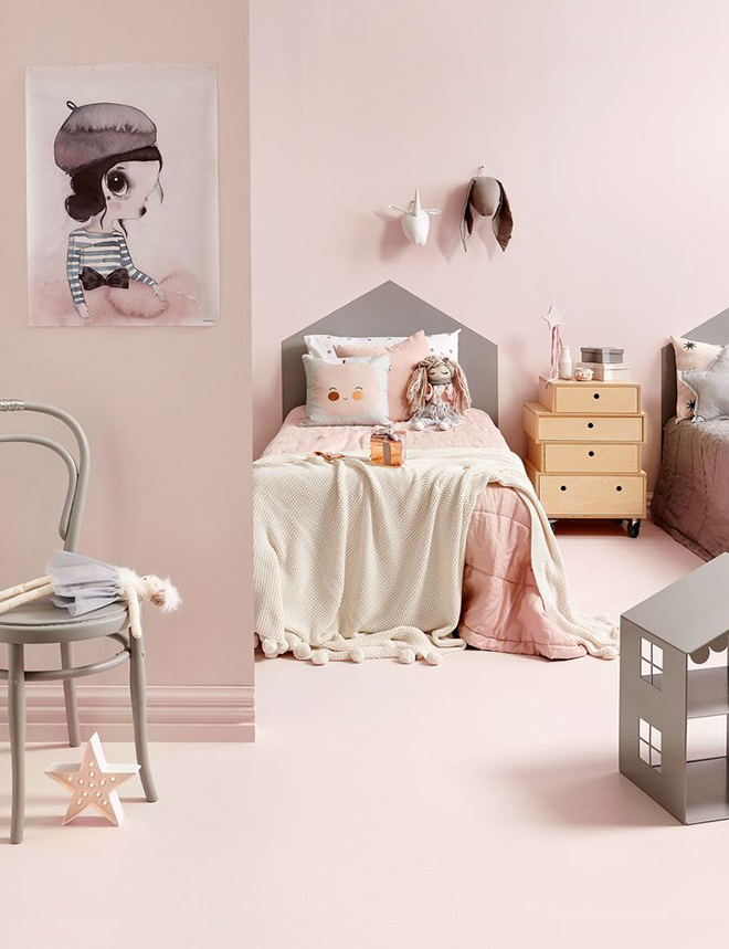 soft pink walls and carpet in pretty girl's bedroom pink children's bedrooms