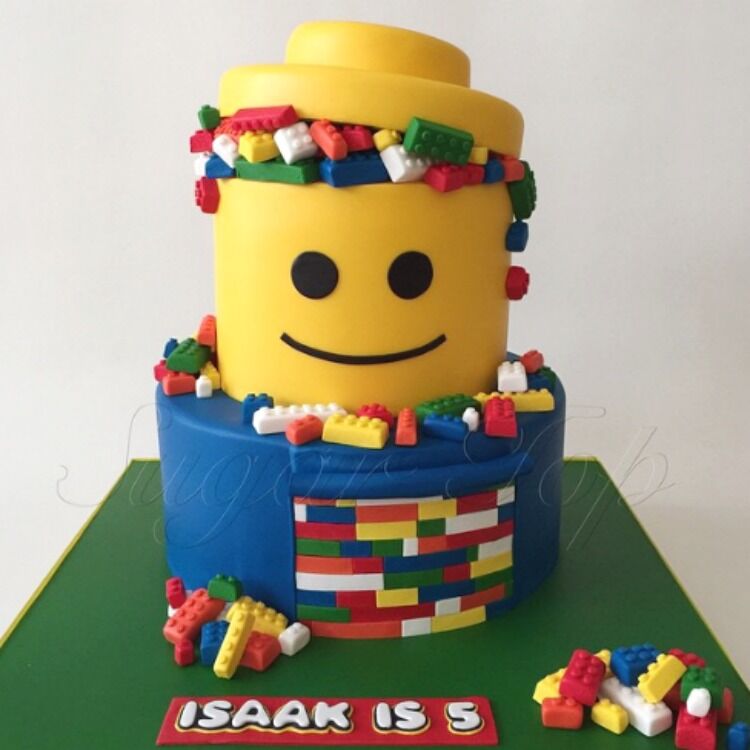 FREE! LEGO Head Cake Tutorial — Ennas' Cake Design