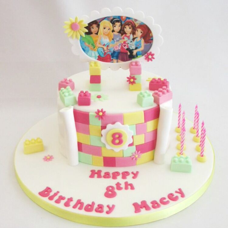 Lego Friends cake