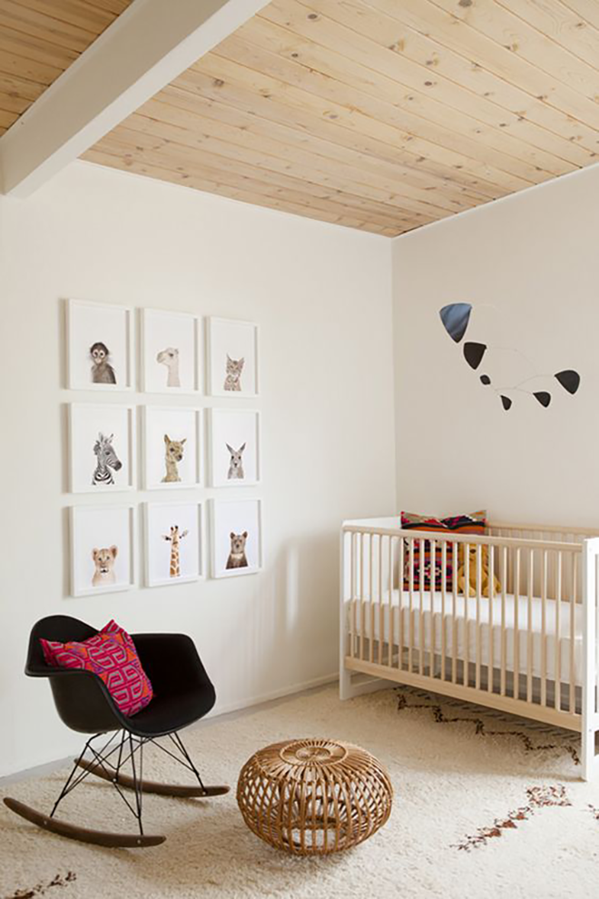 neutral nursery The Animal Print Shop