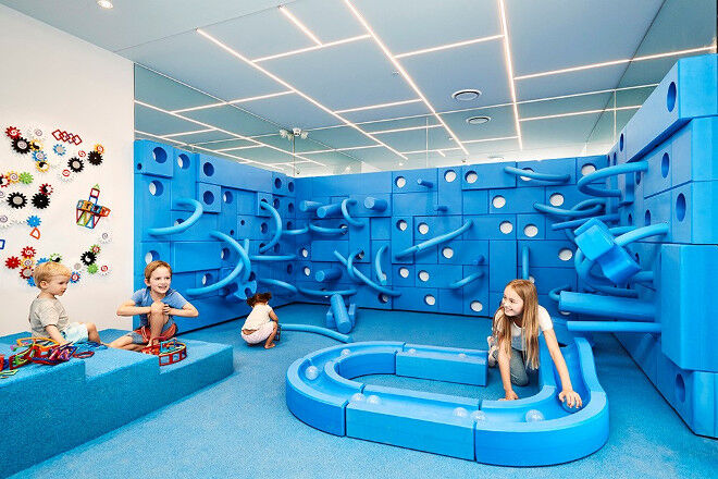 blue room inside Nubo play centre Alexandria NSW