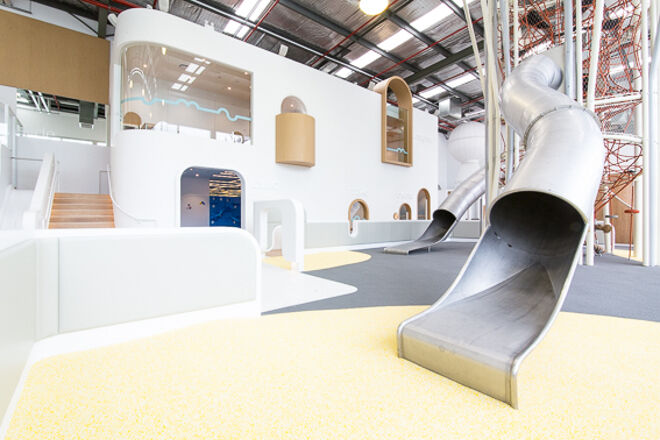 amazing indoor slides Nubo play centre Alexandria NSW