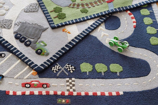 Pottery Barn Kids Car Rugs