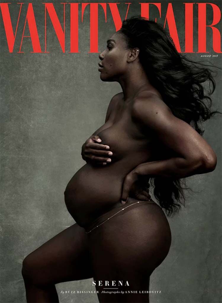 Serena Williams nude pregnant Vanity Fair cover