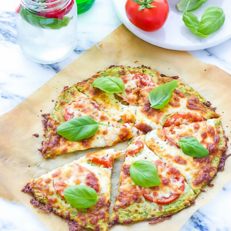 Zucchini Pizza Crust by Cooking LSL