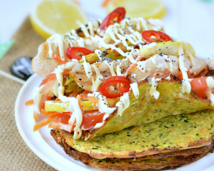 zucchini tortilla wraps by Sweet As Honey