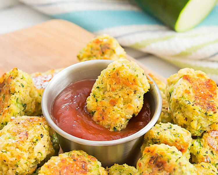 Zucchini tots by kirbie cravings