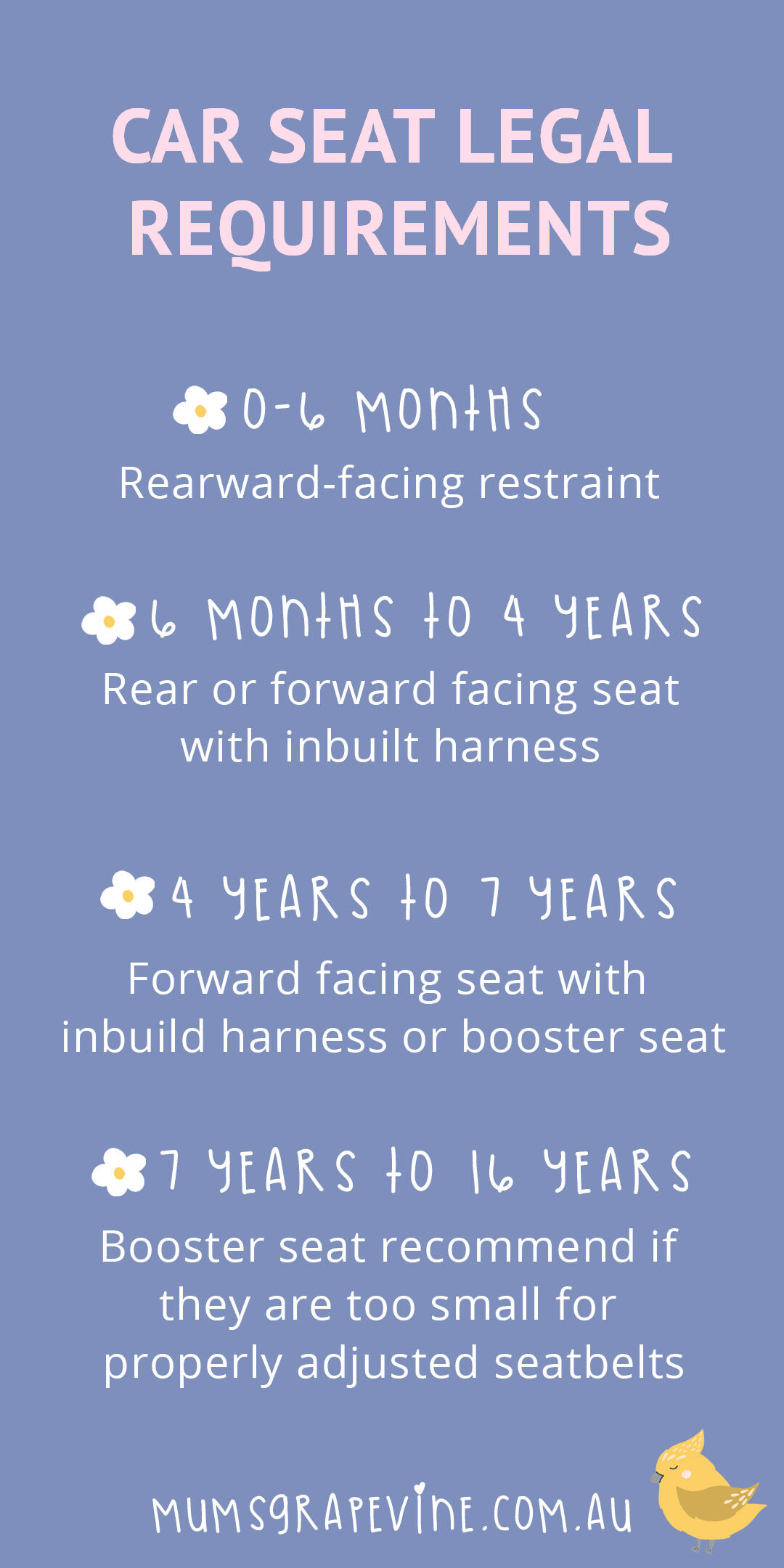 Car Seat Legal Requirements