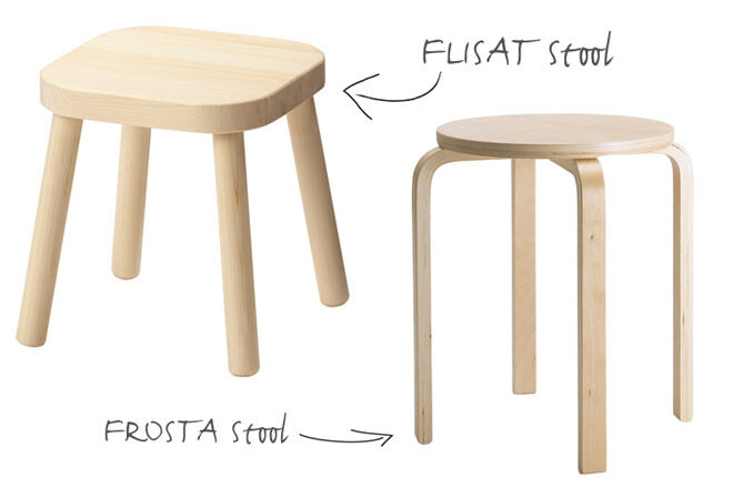 Flisat on sale ikea stool