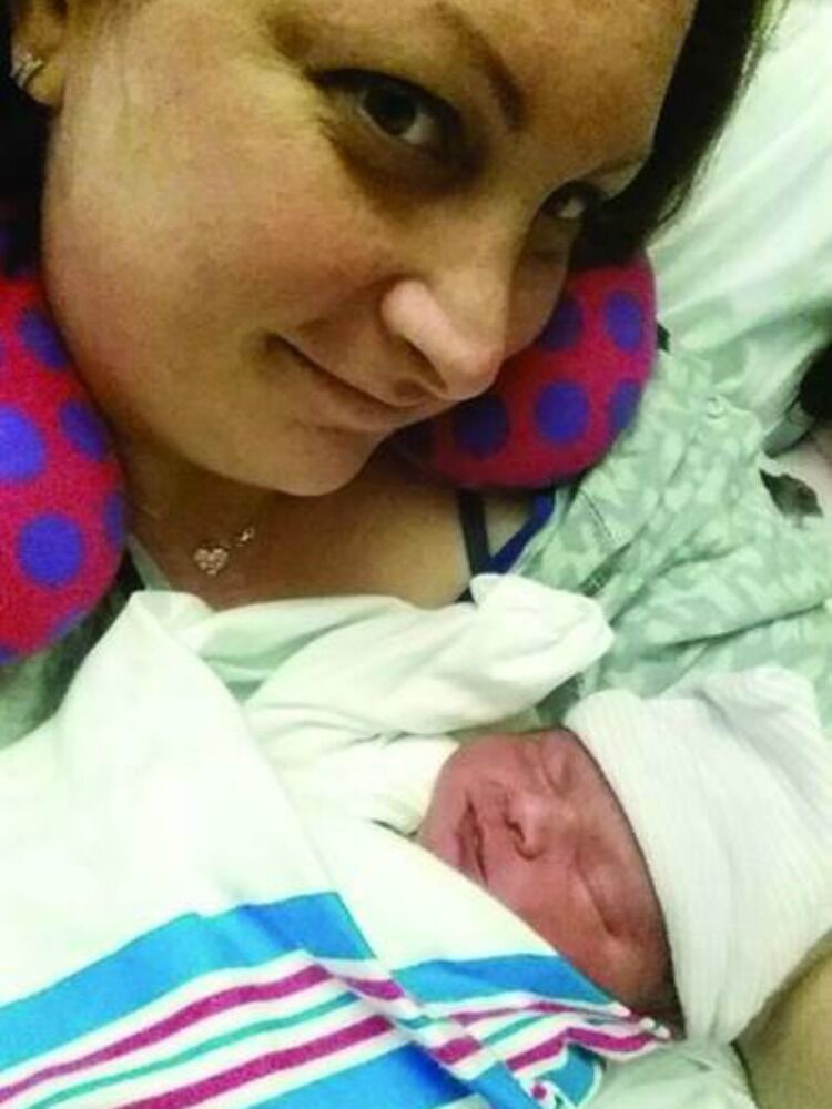 Cristina Penton and baby Christoph born on Spirit Airlines flight