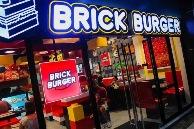 the shop entrance of Brick Burger