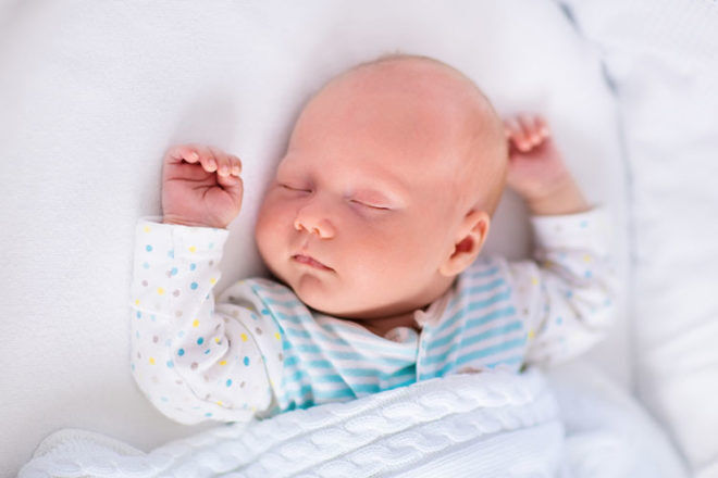 newborn boy asleepChild care centres to enforce safe sleep practices for babies