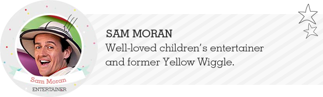 Sam Moran Yellow Wiggle interview