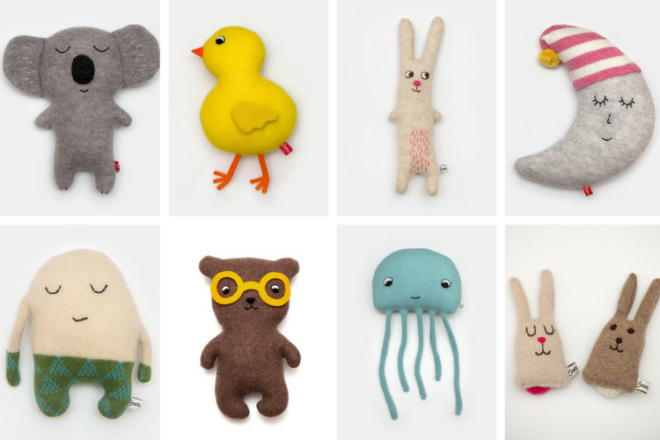 Sara Carr knitted toys