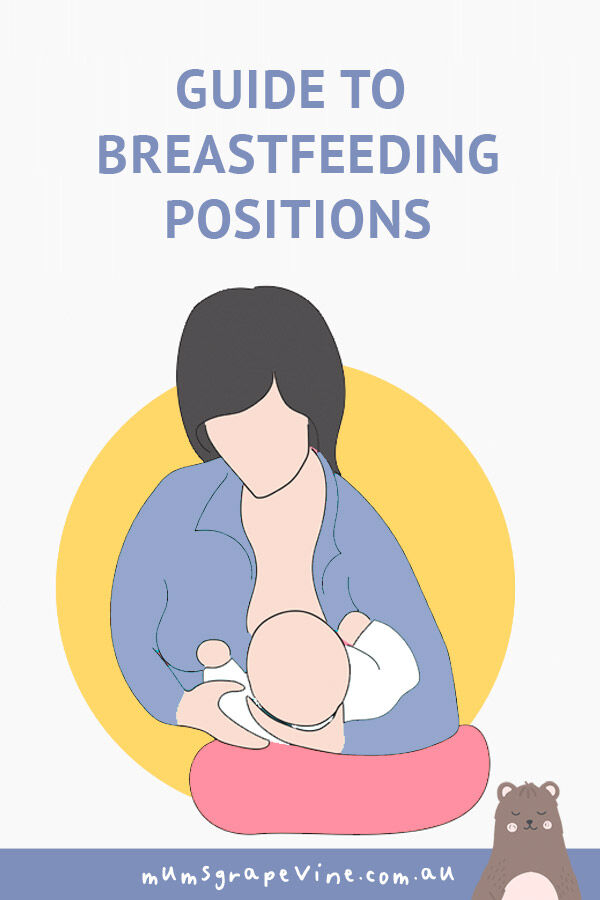 Handy guide to breastfeeding positions