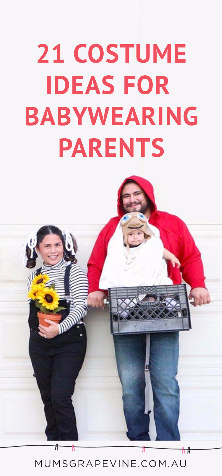Halloween costume ideas for babywearing parents