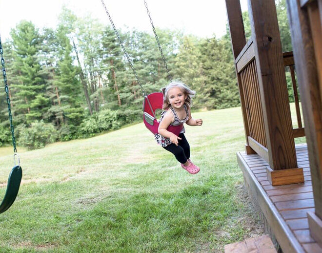 This double-storey, dad-built cubby house will blow your mind!