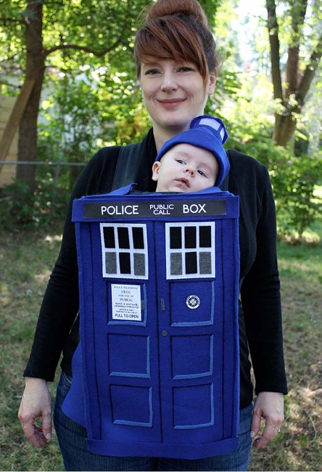 21 brilliant baby carrier Halloween costumes