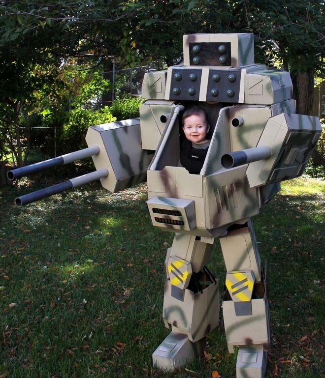 21 brilliant baby carrier Halloween costumes