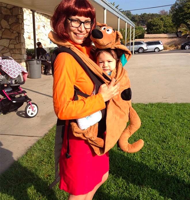 21 brilliant baby carrier Halloween costumes