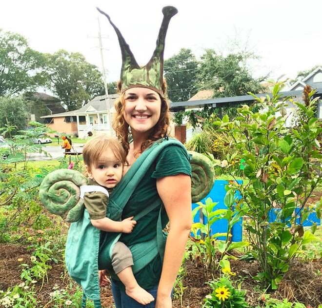 21 brilliant baby carrier Halloween costumes