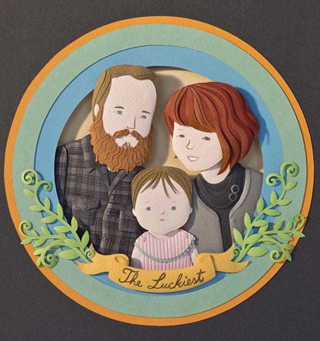 11 custom family portraits with an artistic twist