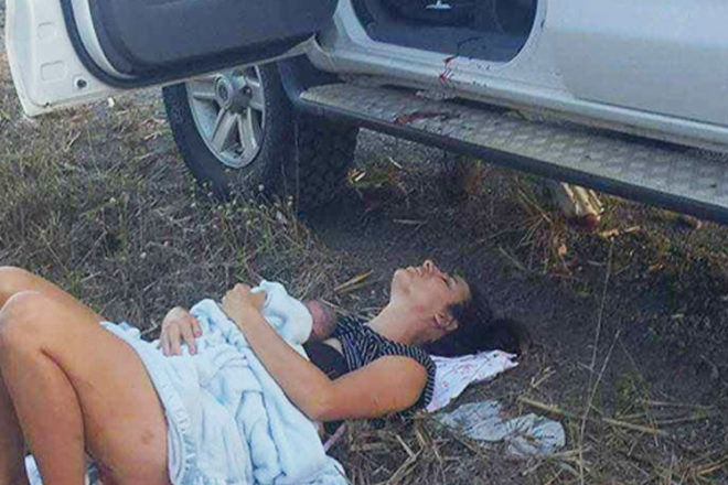 Queensland roadside birth