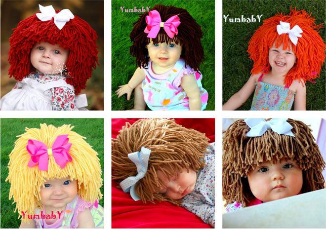 Yumbaby Cabbage patch doll wig Etsy