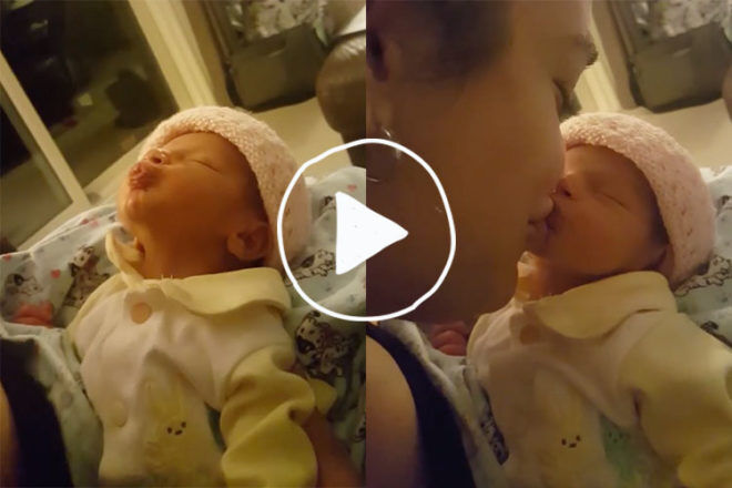newborn kisses video