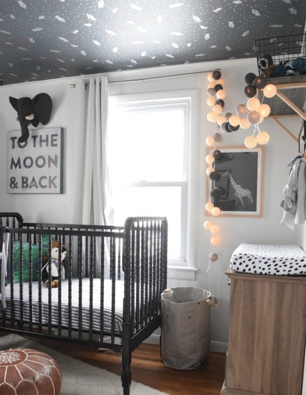 Nursery Trend: 15 Creative Ceiling Wallpaper Ideas