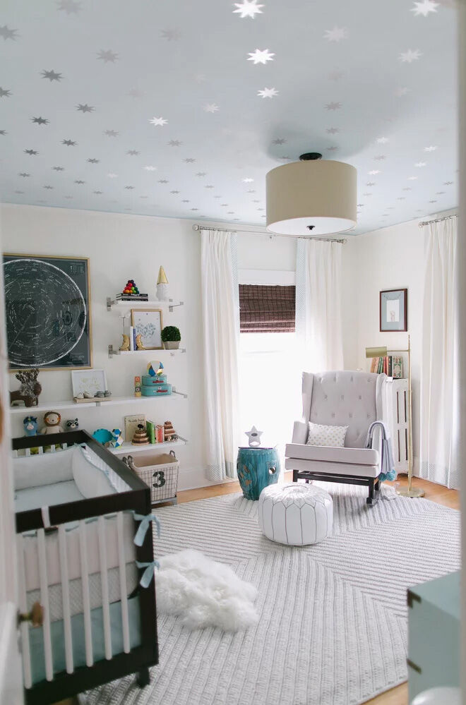 15 ways to use wallpaper on the ceiling