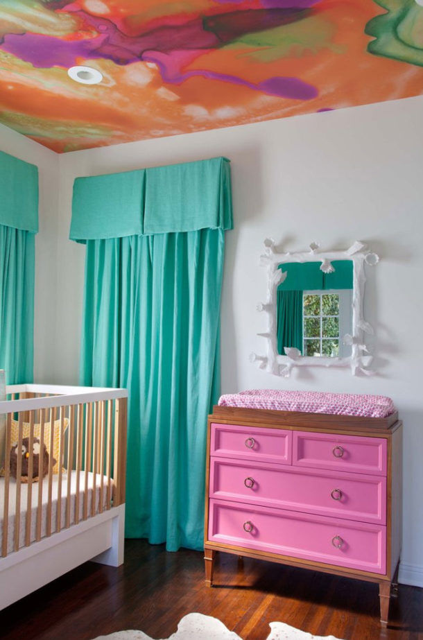 Nursery Trend 15 Creative Ceiling Wallpaper Ideas