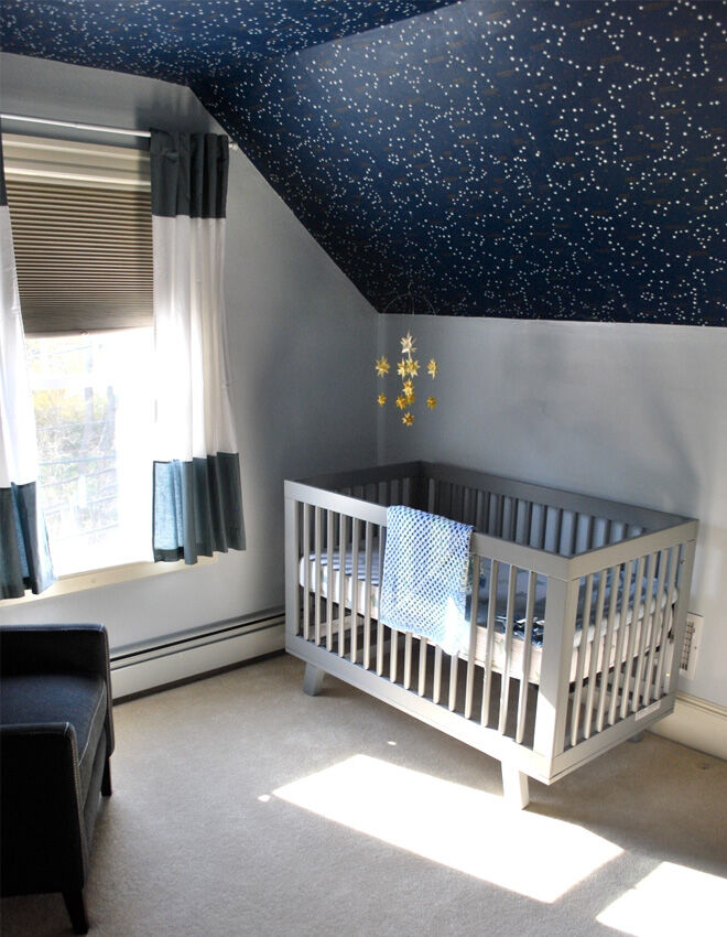 Nursery Trend 15 Ways To Use Ceiling Wallpaper In The Nursery