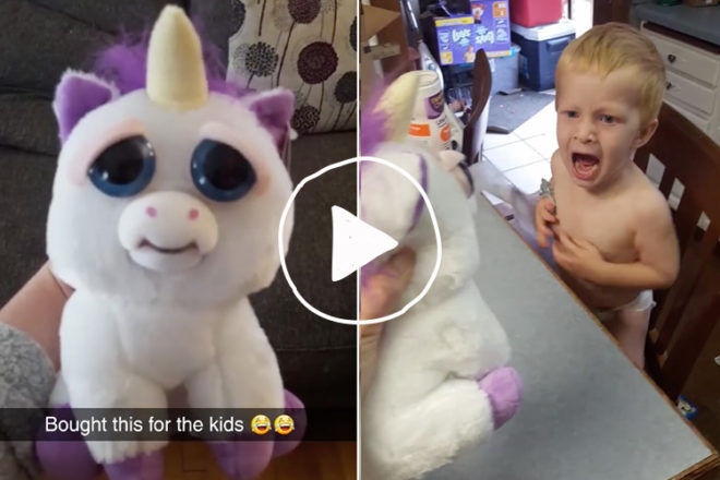 sweet scary unicorn video
