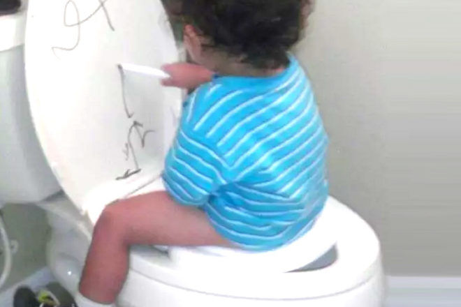 Parenting hack: How to teach kids to poo in the toilet