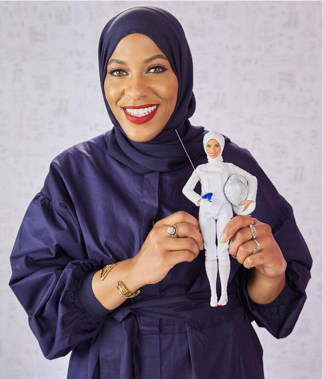 First Barbie Doll to Wear a Hijab, in Honor of Ibtihaj Muhammad