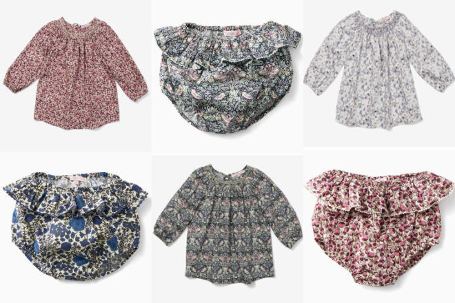 Liberty bloomers and blouses by Printebebe