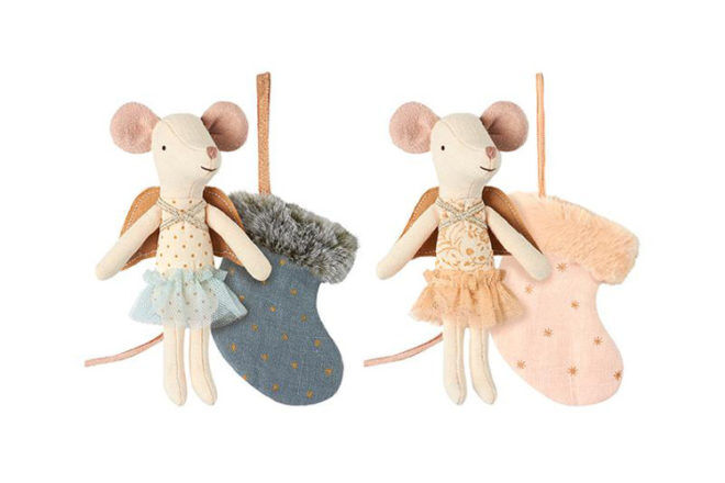 Maileg Angel Mouse in Stocking