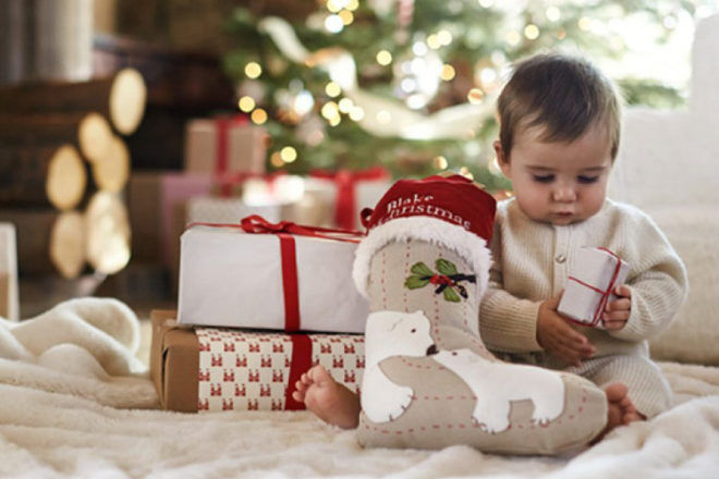 Pottery Barn Kids Christmas baby