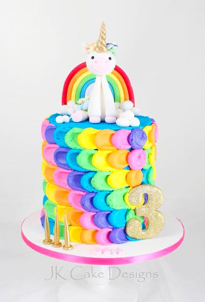 Unicorn Cake Rainbow JK Cake Designs
