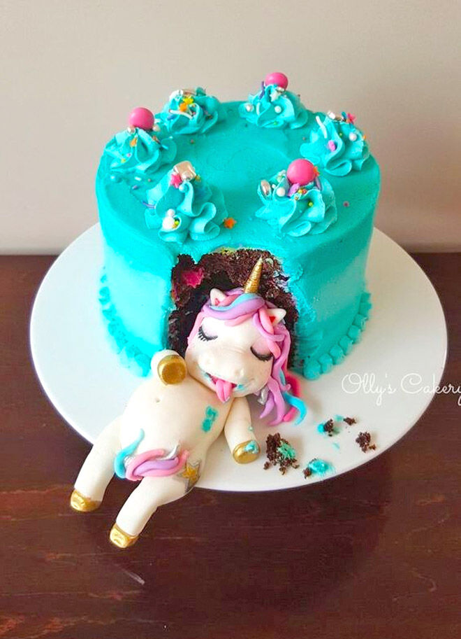 Unicorn Cake Ollys Cakery