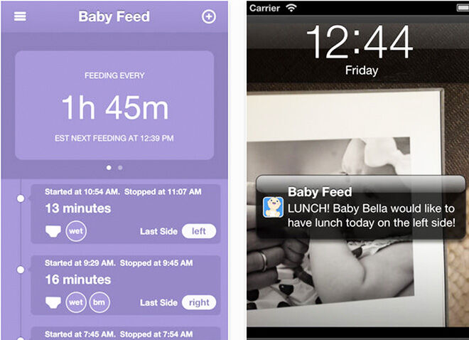 Breastfeeding app